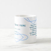 材料名の追加ビジネス名WebサイトQRコード コーヒーマグカップ (中央)