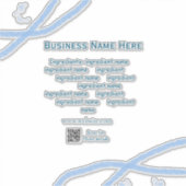 材料名の追加ビジネス名WebサイトQRコード シール (正面)