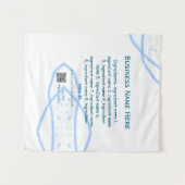 材料名の追加ビジネス名WebサイトQRコード タペストリー (正面(横))