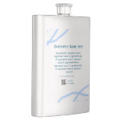 材料名の追加ビジネス名WebサイトQRコード フラスク (右)