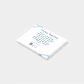 材料名の追加ビジネス名WebサイトQRコード ポストイット (アングル)