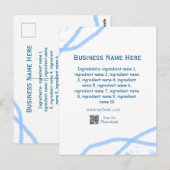 材料名の追加ビジネス名WebサイトQRコード ポストカード (正面/裏面)