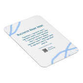 材料名の追加ビジネス名WebサイトQRコード マグネット (右側)