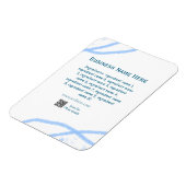 材料名の追加ビジネス名WebサイトQRコード マグネット (左側)