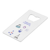 材料工学化学エンジニアリング クレジットカード栓抜き (正面アングル)