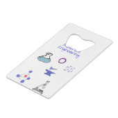 材料工学化学エンジニアリング クレジットカード栓抜き (裏面アングル)