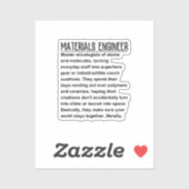 材料技術者 シール (シート)