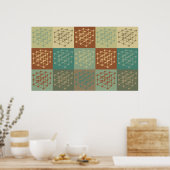 材料科学ポップ・アートの芸術 ポスター (キッチン)