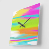 材料 スクエア壁時計 (傾斜)