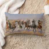 材木を急ぐ ランバークッション (ブランケット)