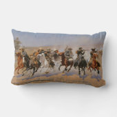 材木を急ぐ ランバークッション (裏面)