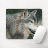 材木オオカミのmousepad マウスパッド (マウス)