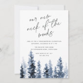 材木林 | New Neck of the Woods引っ越し祝いパーティー 招待状 (正面)