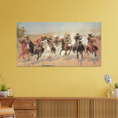 材木用ダッシュ1889 キャンバスプリント (インサイチュ (リビング))