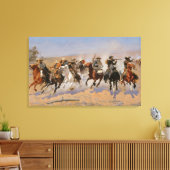 材木用ダッシュ キャンバスプリント (インサイチュ (リビング))