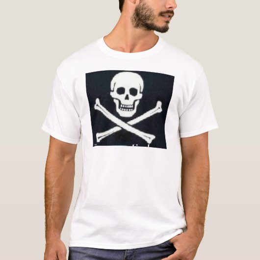 材木私は震えます Tシャツ (正面)