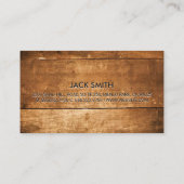 材木鋸 |木目パネル 名刺 (裏面)