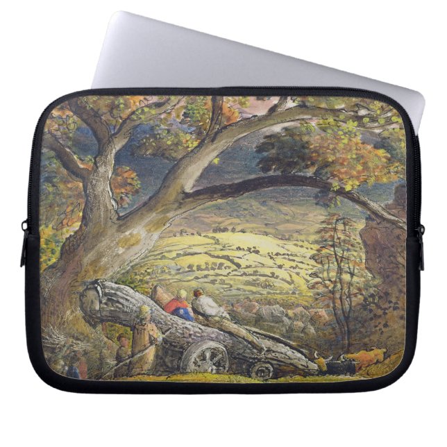 材木Wain、c.1833-34 (w/c及び紙のグワッシュ ラップトップスリーブ (正面)