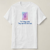 村おもしろいのバカ Tシャツ (デザイン正面)