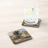 村および城のベグの景色の姿 コースター (右側)