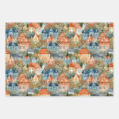 村お洒落と家の贈り物 ラッピングペーパーシート (正面3)