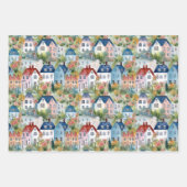 村お洒落と家の贈り物 ラッピングペーパーシート (正面2)