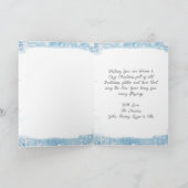 村お洒落のクリパーソナライズされたスマス シーズンカード (内部)