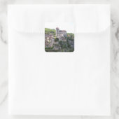 村と教会の眺め(写真) 3 スクエアシール (バッグ)