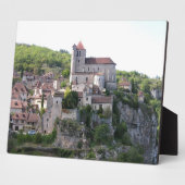 村と教会の眺め（写真） 3 フォトプラーク (側面)