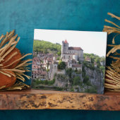 村と教会の眺め（写真） 3 フォトプラーク (側面)