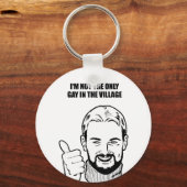 村のゲイは私だけじゃない キーホルダー (正面)