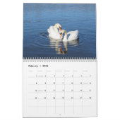 村のスワンファミリー写真カレンダー カレンダー (2月 2026)