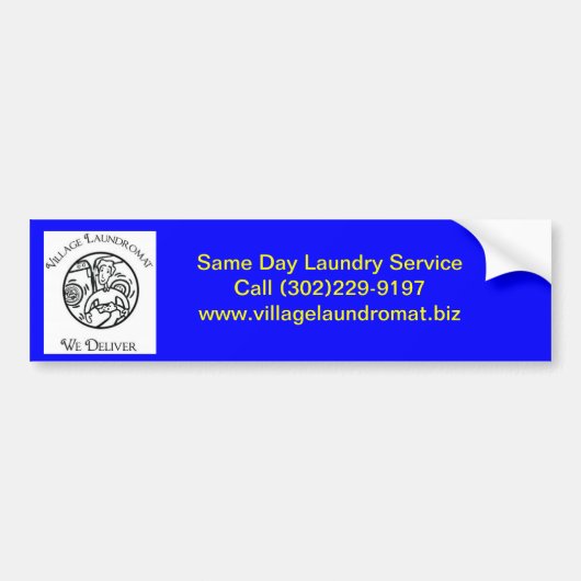 村のバンパーステッカー バンパーステッカー (正面)