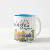 村のフロリダのコミュニティコーヒー・マグ ツートーンマグカップ (正面右)