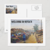 村の人々、アフリカへようこそ ポストカード (正面/裏面)