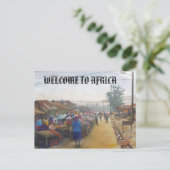 村の人々、アフリカへようこそ ポストカード (スタンド正面)