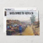 村の人々、アフリカへようこそ ポストカード (正面/裏面)