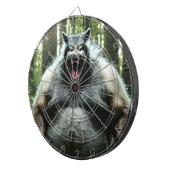 村の全食べを占める狼男 ダーツボード (正面右)