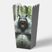 村の全食べ部のポップコーン箱を歩く人 フェイバーボックス (正面)