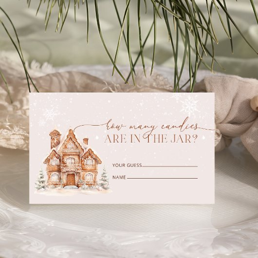 村の冬にいくつ飴を取る エンクロージャーカード