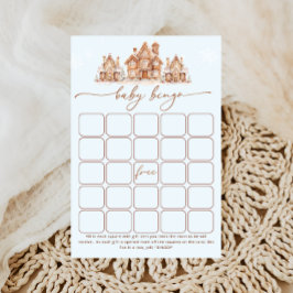 村の冬の赤ちゃんシャワービンゴゲームに参加