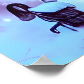 村の冬 | AIアートポスター ポスター (角)