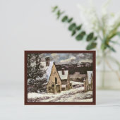 村の出口インウィンターバイクールベットグスタヴェ ポストカード (スタンド正面)