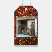 村の出生アンダーキャノピ数々のー色の星 ギフトタグ (正面)