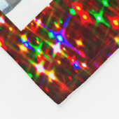 村の出生アンダーキャノピ数々のー色の星 フリースブランケット (角)