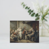 村の協定1761年 ポストカード (スタンド正面)