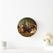 村の合唱団（12274参照） ラウンド壁時計 (ホーム)