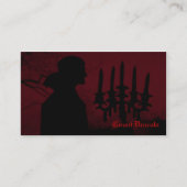 村の名刺を通って歩くこと 名刺 (正面)