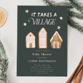 村の女の子の赤ちゃんシャワーが必要 招待状