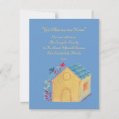 村の家 案内状 (正面)